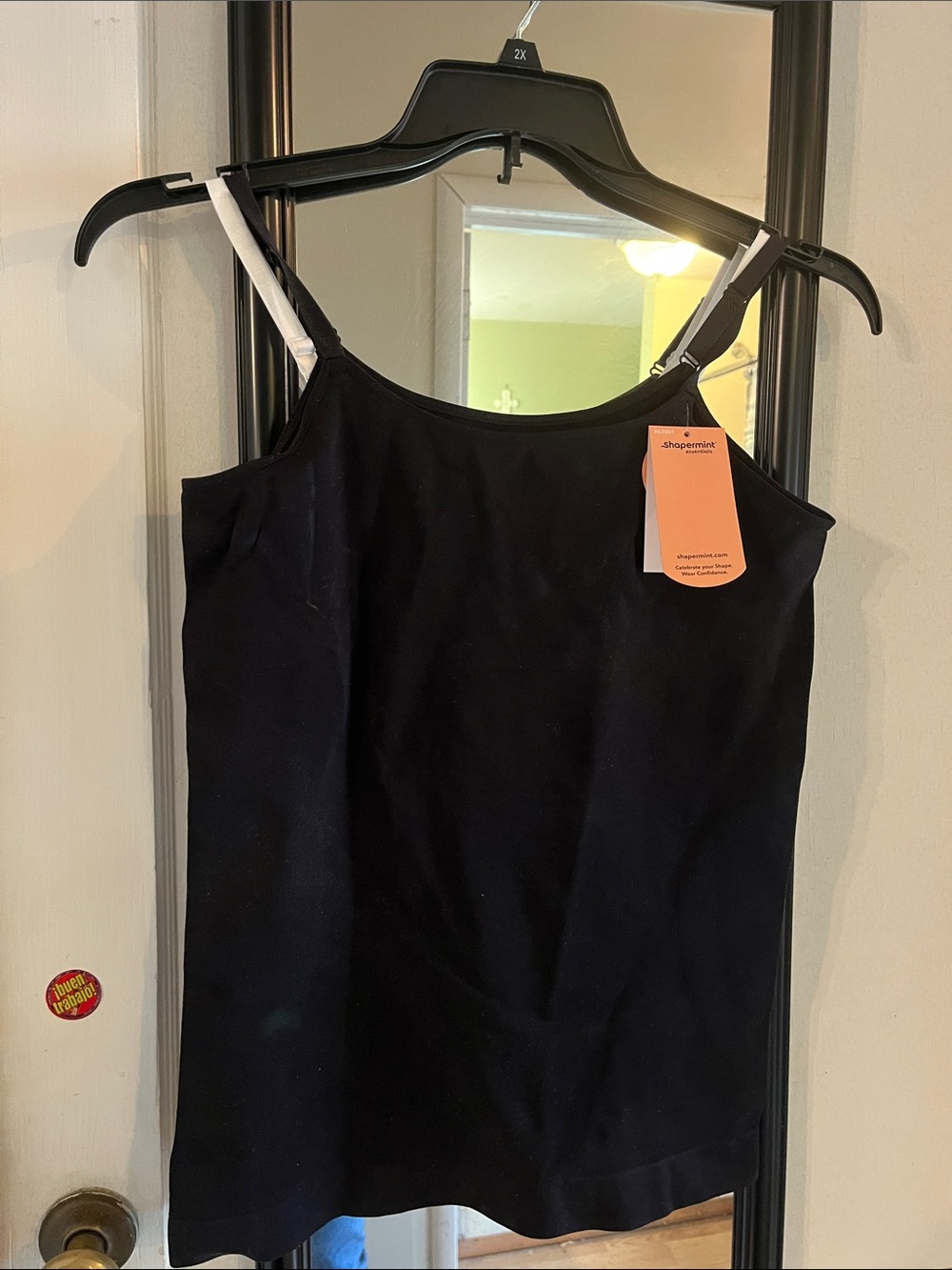 Black Spaghetti Strap Camisole
White spaghetti strap camisole